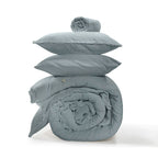 Σετ Παπλωματοθήκη Charisma Natural Collection 230X250 Mint Blue